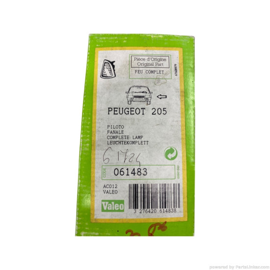 Semnalizare, elemente Stanga PEUGEOT 205 I (741A/C) [ 1983 - 1987 ] Valeo 061483