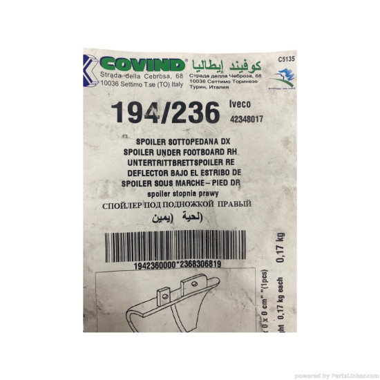 Suport bara fata Dreapta IVECO TurboStar [ 1984 - 1993 ] OEM 42348017