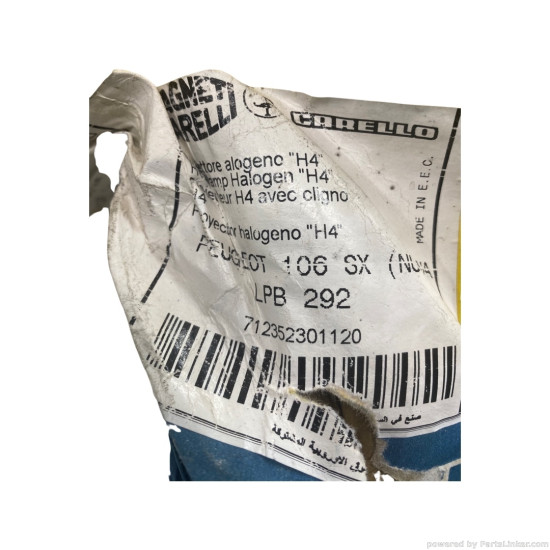 Far Stanga PEUGEOT 106 I (1A, 1C) [ 1991 - 1996 ] Magneti Marelli 712352301120 OEM 6204 C7