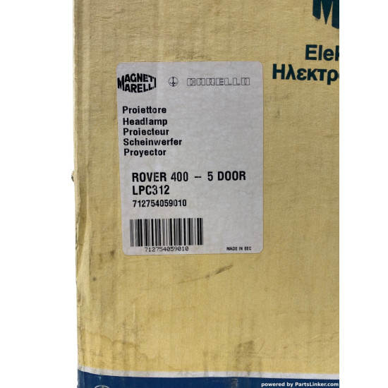 Far Stanga ROVER 400 (XW) [ 1990 - 1995 ] Magneti Marelli 712754059010 OEM XBC103430