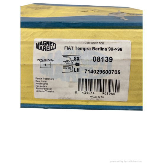 Stop/Lampa spate Stanga FIAT TEMPRA (159_) [ 1990 - 1998 ] Magneti Marelli 714029600705