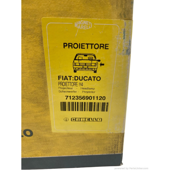 Far Stanga PEUGEOT BOXER Bus (230P) [ 1994 - 2002 ], FIAT DUCATO Box (230) [ 1994 - 2005 ], CITROËN JUMPER Bus (230P) [ 1994 - 2002 ] Magneti Marelli 712356901120 OEM 13.011.500.80