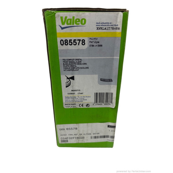 Semnalizare, elemente Stanga FIAT ULYSSE (220_) [ 1994 - 2002 ] Valeo 085578 OEM 1470402080