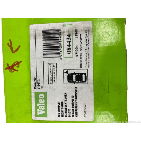 Semnalizare, elemente Dreapta OPEL CORSA A Box (S83) [ 1986 - 1994 ] Valeo 084434 OEM 1226000