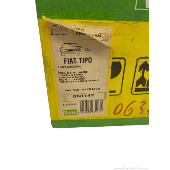 Far Stanga FIAT TIPO (160_) [ 1987 - 1997 ] Valeo 063147 OEM 7675194