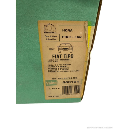 Far Dreapta FIAT TIPO (160_) [ 1987 - 1997 ] Valeo 063151 OEM 7595161