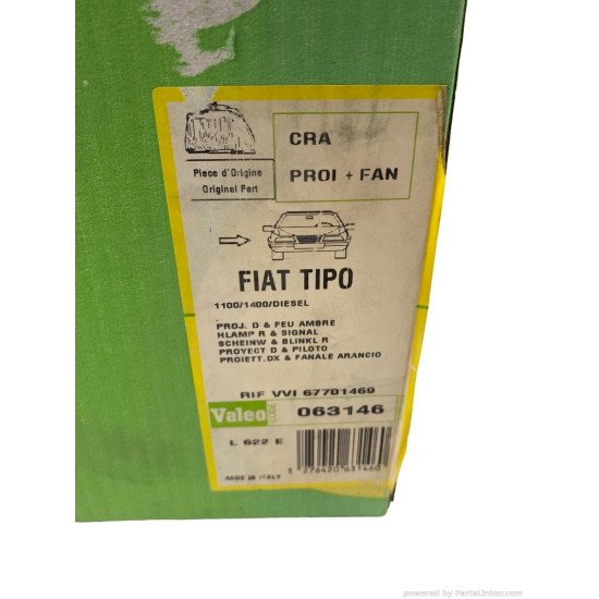 Far Dreapta FIAT TIPO (160_) [ 1987 - 1997 ] Valeo 063146 OEM 7675195