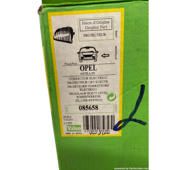 Far Stanga OPEL ASTRA F (56_, 57_, T92) [ 1991 - 1998 ] Valeo 085658 OEM 1216519