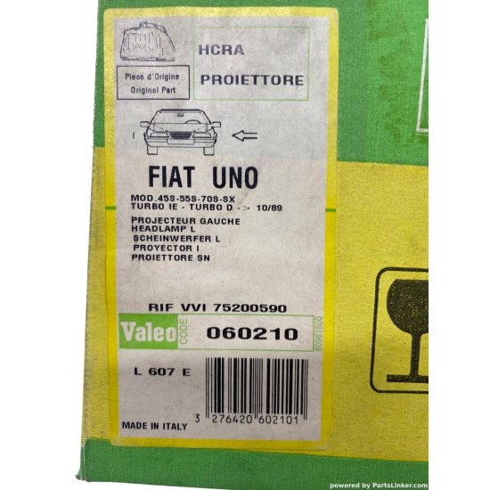 Far Stanga FIAT UNO (146_) [ 1983 - 2006 ] Valeo 060210