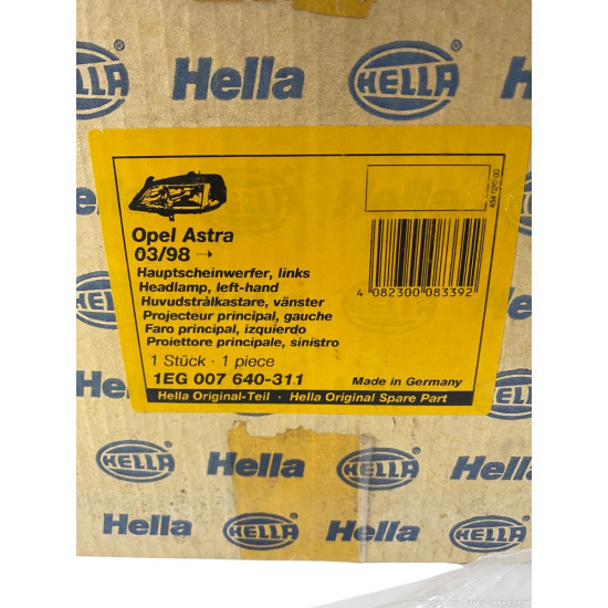 Far Stanga OPEL ASTRA G Saloon (F69_, T98) [ 1998 - 2009 ] HELLA 1EG 007 640-311 OEM 93175368
