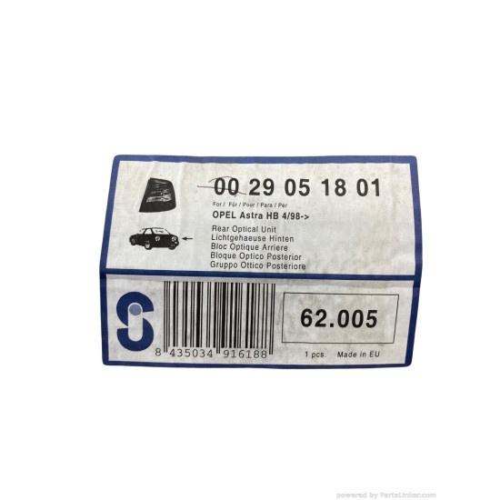 Stop/Lampa spate Dreapta OPEL ASTRA G CLASSIC (T98) [ 2004 - 2009 ] 0029051801 OEM 6223020