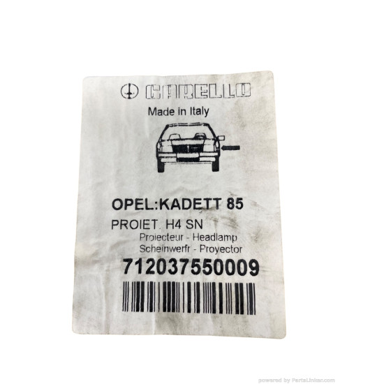 Far Stanga OPEL KADETT E Estate (35_, 36_, 45_, 46_, T85) [ 1984 - 1991 ] Magneti Marelli 712037550009 OEM 12 16 330