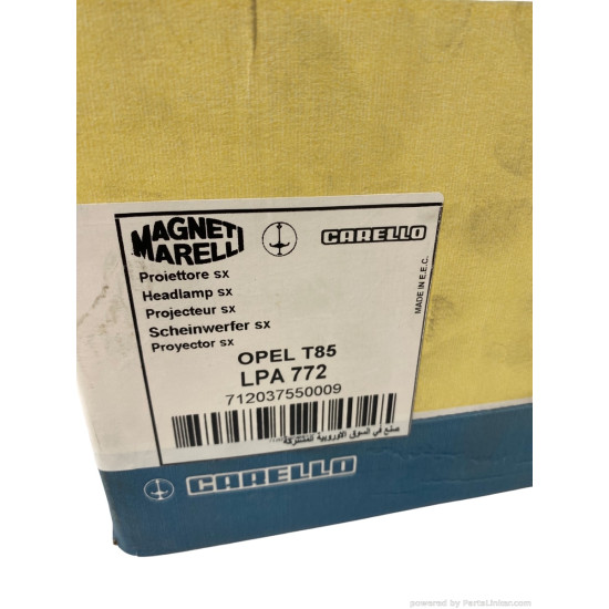 Far Stanga OPEL KADETT E Estate (35_, 36_, 45_, 46_, T85) [ 1984 - 1991 ] Magneti Marelli 712037550009 OEM 12 16 330