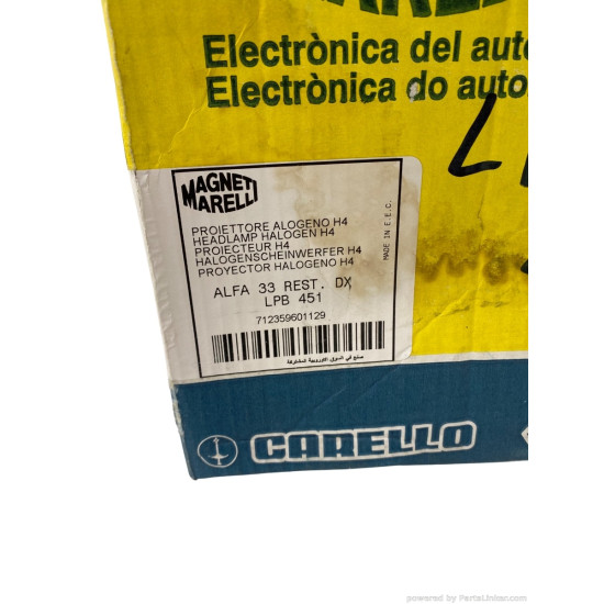 Far Dreapta ALFA ROMEO 33 (907A_) [ 1990 - 1994 ] Magneti Marelli 712359601129