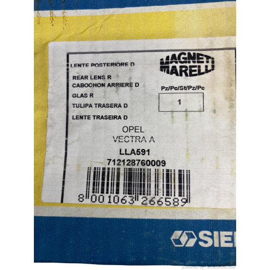 Stop/Lampa spate Dreapta OPEL VECTRA A (86_, 87_, J89) [ 1988 - 1995 ] Magneti Marelli 712128760009 OEM 1223139