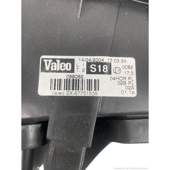 Far Stanga FIAT PUNTO (188_) [ 1999 - 2012 ] Valeo 088062 OEM 46814551