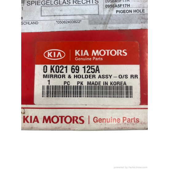 Sticla oglinda Dreapta KIA SPORTAGE (JE_, KM_) [ 2004 - > ] KIA 0K02169125A