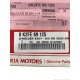 Sticla oglinda Dreapta KIA SPORTAGE (K00) [ 1994 - 2004 ] KIA 0K2FE 69125