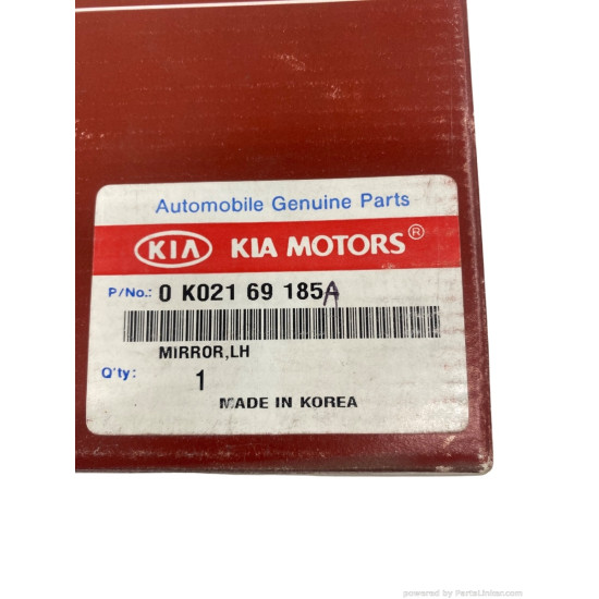 Sticla oglinda Stanga KIA SPORTAGE (K00) [ 1994 - 2004 ] KIA 0K02169185A