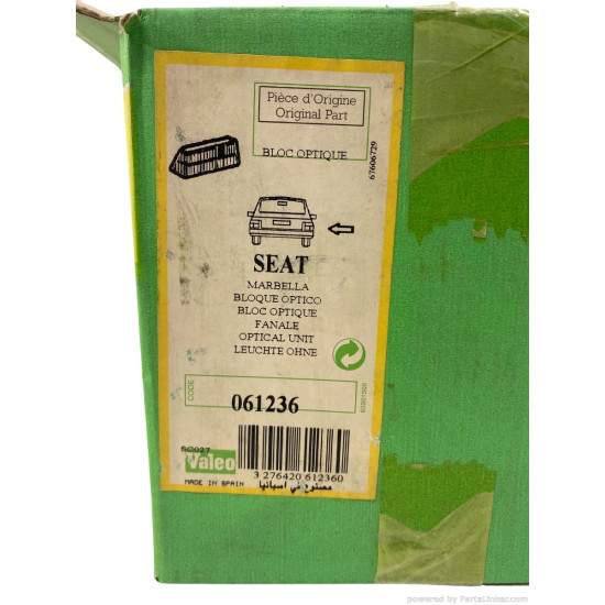 Stop/Lampa spate Dreapta SEAT MARBELLA (28) [ 1986 - 1999 ] Valeo 061236
