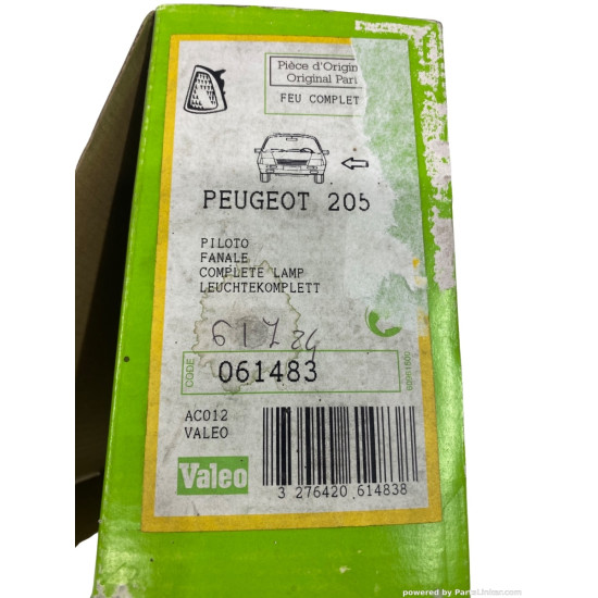 Semnalizare, elemente Stanga PEUGEOT 205 I (741A/C) [ 1983 - 1987 ] Valeo 061483