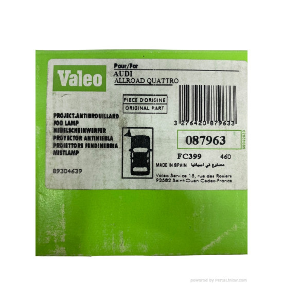 Proiector ceata Stanga AUDI ALLROAD (4BH, C5) [ 2000 - 2005 ] Valeo 087963 OEM 4Z7941699