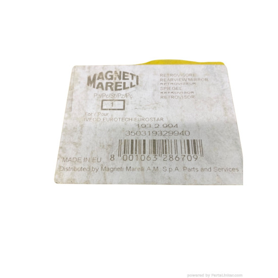 Oglinda retrovizoare IVECO Stralis [ 2002 - > ], IVECO EuroStar [ 1993 - 2002 ], IVECO EuroTech MT [ 1992 - 1998 ] Magneti Marelli 350319329940 OEM 98472973