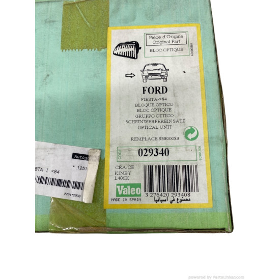 Far Dreapta FORD FIESTA II (FBD) [ 1983 - 1989 ] Valeo 029340