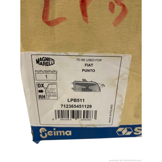 Far Dreapta FIAT PUNTO (176_) [ 1993 - 1999 ] Magneti Marelli 712365451129