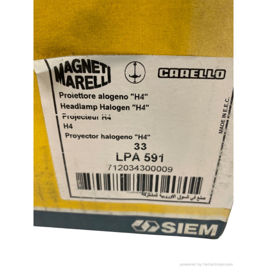 Far Dreapta ALFA ROMEO 33 (907A_) [ 1990 - 1994 ] Magneti Marelli 712034300009