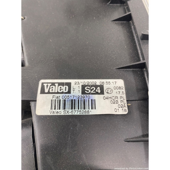 Far Stanga FIAT PUNTO (188_) [ 1999 - 2012 ] Valeo OEM 51712397