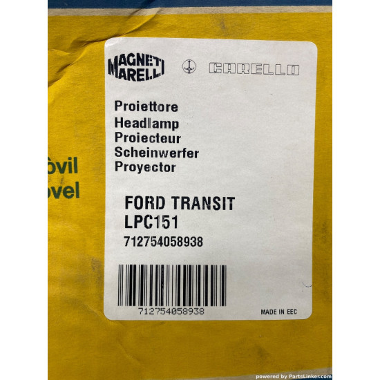 Far Dreapta FORD TRANSIT Bus (72E, 73E) [ 1965 - 1978 ] Magneti Marelli 712754058938