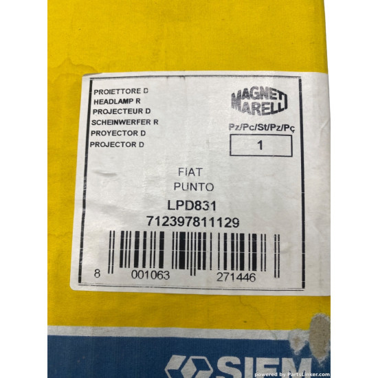 Far Dreapta FIAT PUNTO (176_) [ 1993 - 1999 ] Magneti Marelli 712397811129 OEM 46481419