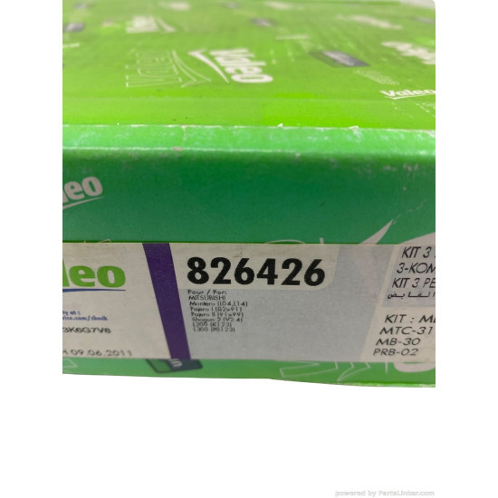 Kit ambreiaj 2.5 Diesel MITSUBISHI L300 / Delica III Bus (P0_W, P1_W, P2_W) ( 11.1986 - 12.2013) MITSUBISHI L200 II Pick-up ( 01.1986 - 10.1996) MITSUBISHI L300 / Delica III Van (P0_V, P1_V, P_2V) ( 11.1986 - 09.2013) Valeo 826426