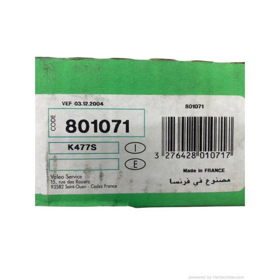 Kit ambreiaj 1.1/1.2/1.3 Benzina PEUGEOT 309 (10S, 3S) [ 1985 - 1993 ], PEUGEOT 205 II (20A/C) [ 1987 - 2000 ] Valeo 801071 OEM 2052-22