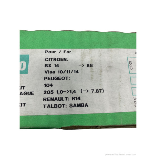 Kit ambreiaj 1.1/1.4 Benzina TALBOT SAMBA (51A) [ 1981 - 1987 ], RENAULT 14 (121_) [ 1976 - 1983 ], PEUGEOT 205 I (741A/C) [ 1983 - 1987 ], CITROËN C15 (VD-_) [ 1984 - 2006 ], CITROËN LNA [ 1976 - 1986 ] Valeo 003362 OEM 2051-05