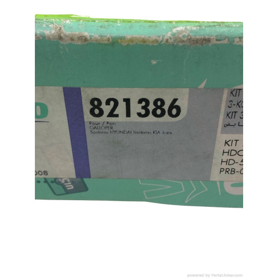 Kit ambreiaj 2.0 Benzina KIA JOICE [ 2000 - > ], HYUNDAI SANTAMO [ 1998 - 2002 ] Valeo 821386