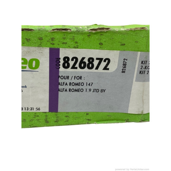 Kit ambreiaj 1.9 JTD ALFA ROMEO 147 (937_) [ 2000 - 2010 ] Valeo 826872 OEM 55190731