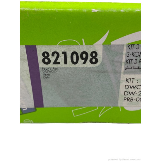 Kit ambreiaj 1.5 Benzina DAEWOO LANOS (KLAT) [ 1997 - > ], DAEWOO CIELO [ 1994 - 2007 ] Valeo 821098 OEM 90251210