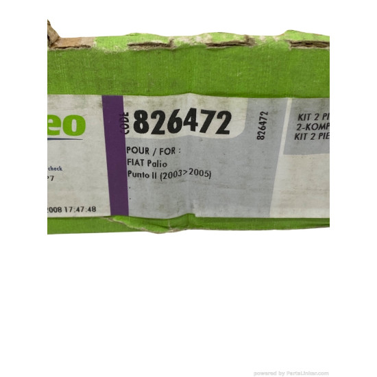 Kit ambreiaj 1.9 JTD FIAT PUNTO (188_) [ 1999 - 2012 ] Valeo 826472 OEM 55187306