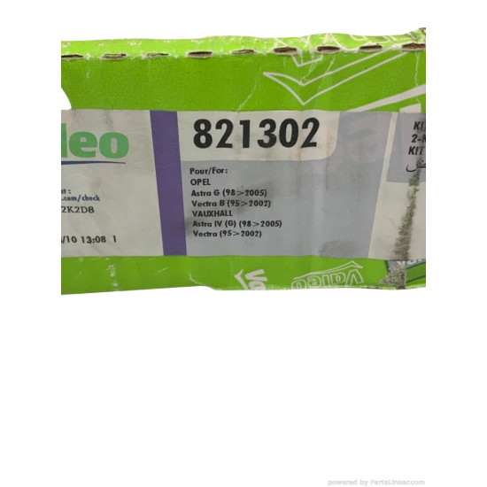 Kit ambreiaj 1.6/1.8/2.0 16V Benzina OPEL ASTRA G Hatchback (F48_, F08_, T98) [ 1998 - 2009 ], OPEL VECTRA B (36_, J96) [ 1995 - 2002 ] Valeo 821302 OEM 1606153