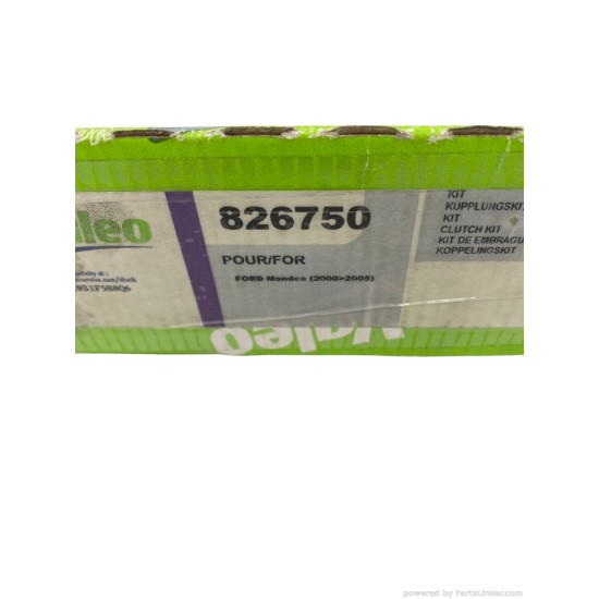 Kit ambreiaj 2.5 Benzina FORD MONDEO III (B5Y) [ 2000 - 2007 ] Valeo 826750 OEM 1120253