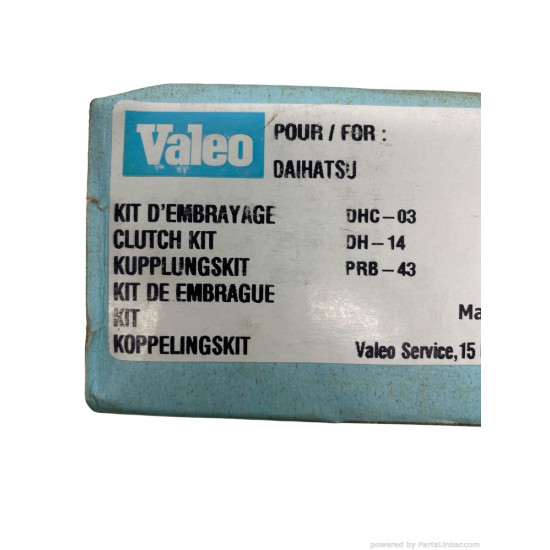 Kit ambreiaj 1.0 TD DAIHATSU CHARADE II (G11, G30) [ 1983 - 1987 ] Valeo 009202