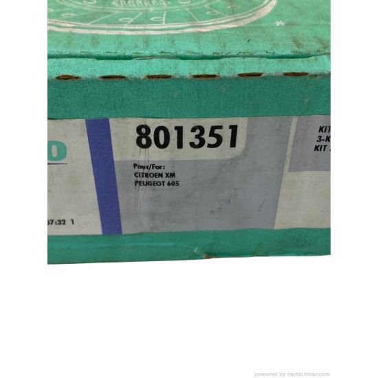 Kit ambreiaj 2.0 Diesel NISSAN BLUEBIRD (T72 , T12, U12) [ 1985 - 1990 ] Valeo 801315