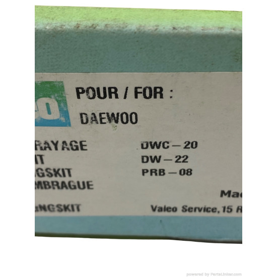 Kit ambreiaj 1.5 Benzina DAEWOO CIELO [ 1994 - 2007 ], DAEWOO ESPERO (KLEJ) [ 1991 - 1999 ] Valeo 821099 OEM 90251210