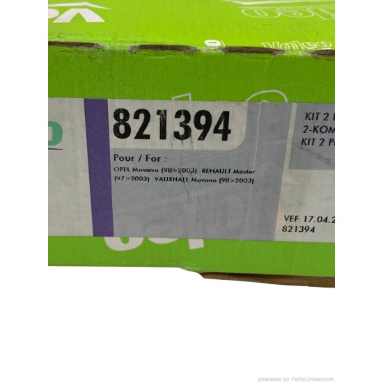 Kit ambreiaj 2.8 DTi RENAULT MASTER II Box (FD) [ 1998 - > ], OPEL MOVANO Box (F9, X70) [ 1999 - > ] Valeo 821394 OEM 7711134856