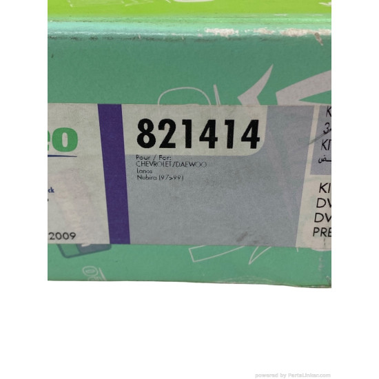 Kit ambreiaj 1.6 Benzina DAEWOO NUBIRA (KLAJ, J100) [ 1997 - > ], DAEWOO LANOS (KLAT) [ 1997 - > ] Valeo 821414 OEM 90251210