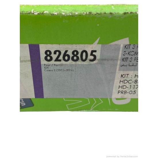 Kit ambreiaj 2.0 CVVT KIA CARENS II (FJ) [ 2002 - > ] Valeo 826805