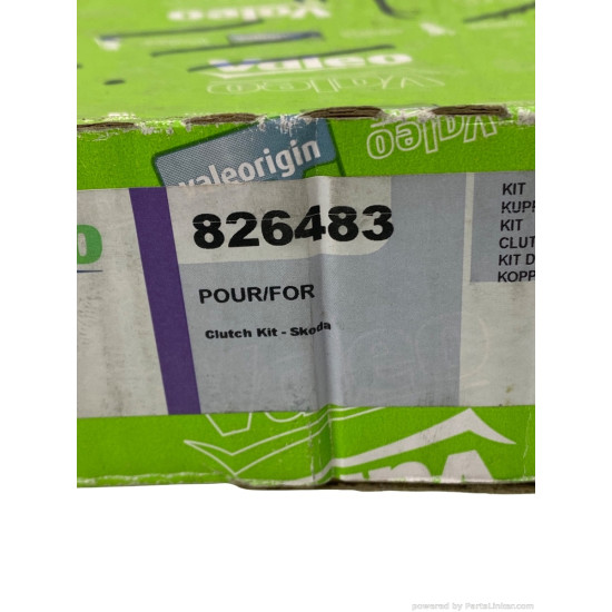 Kit ambreiaj 1.6 FSI VOLKSWAGEN TOURAN (1T1, 1T2) [ 2003 - 2010 ], SKODA FABIA Combi (545) [ 2007 - 2014 ], SEAT ALTEA (5P1) [ 2004 - > ], AUDI A3 II (8P1) [ 2003 - 2013 ] Valeo 826483