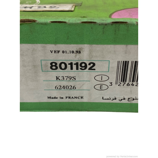 Kit ambreiaj 1.3/1.6 Diesel VOLKSWAGEN SANTANA (32B) [ 1981 - 1985 ], AUDI 80 II (80, 82, B1) [ 1972 - 1978 ] Valeo 801192 OEM 056198141AX
